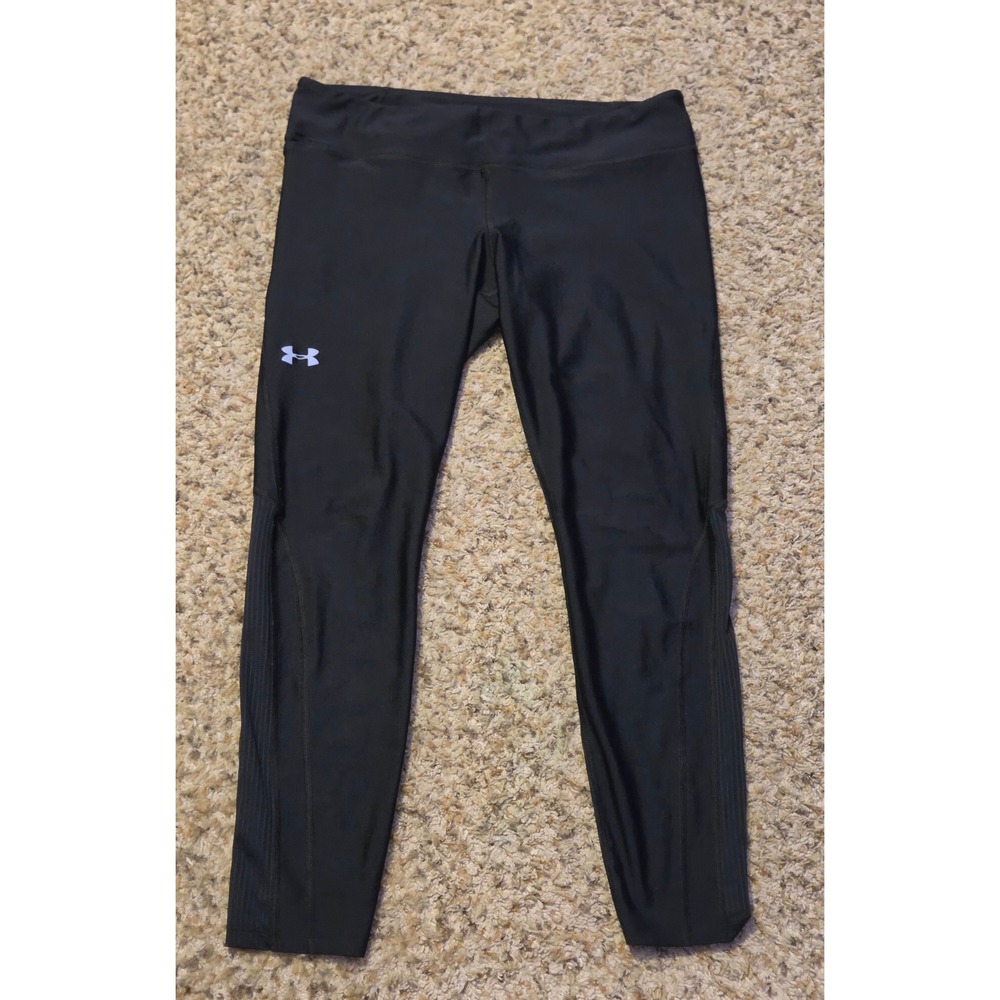 Under Armour HeatGear Compression Leggings Women's Size XL Black